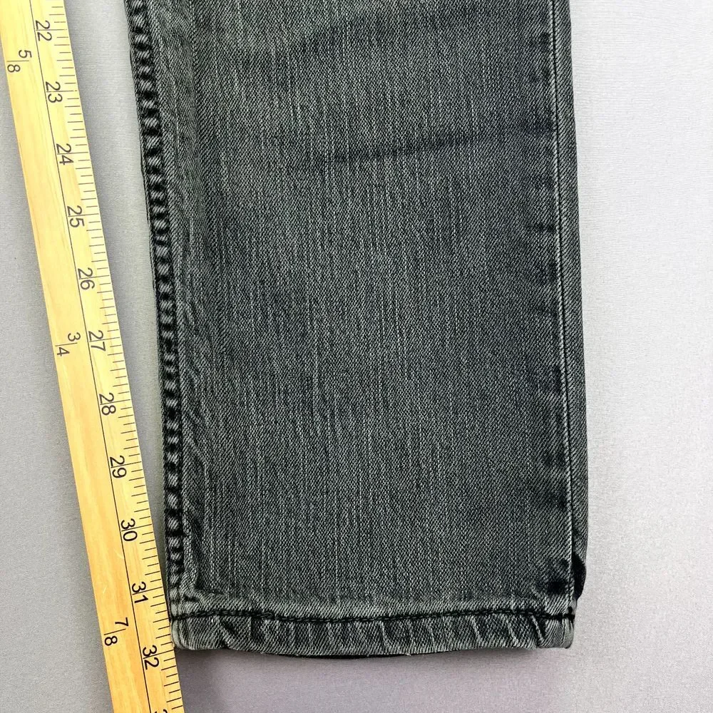 Levi's 511 Tag Sz 32x34 (Fits 31) Men's Black Narrow‎ Leg Jeans Lean Hip